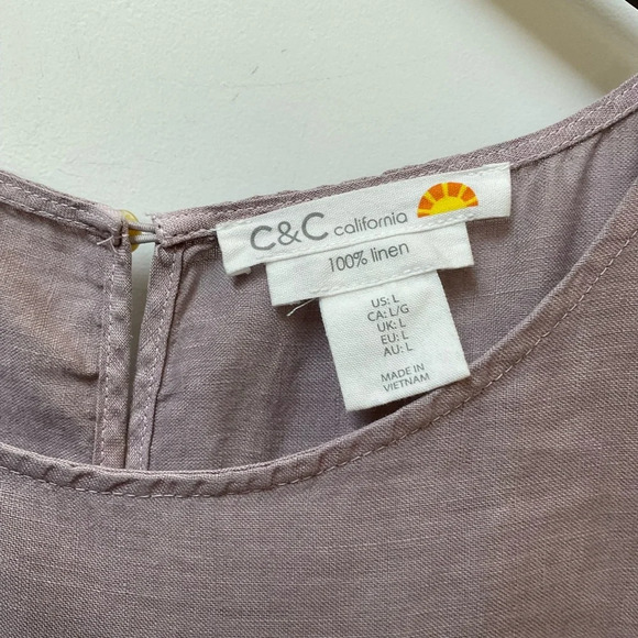 C&C California Linen Summer Dress - Picture 2 of 3